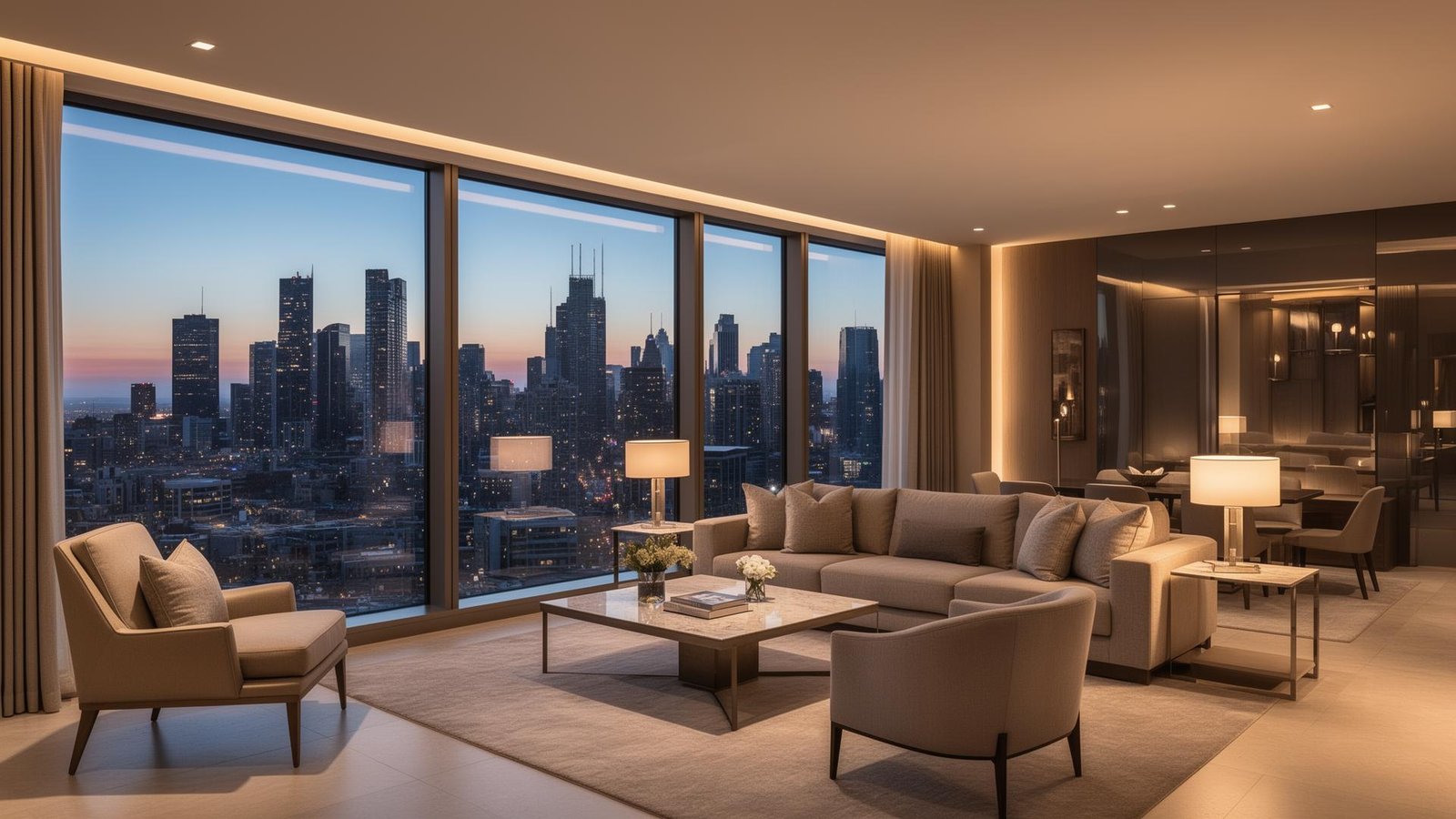 Professional corporate housing interior